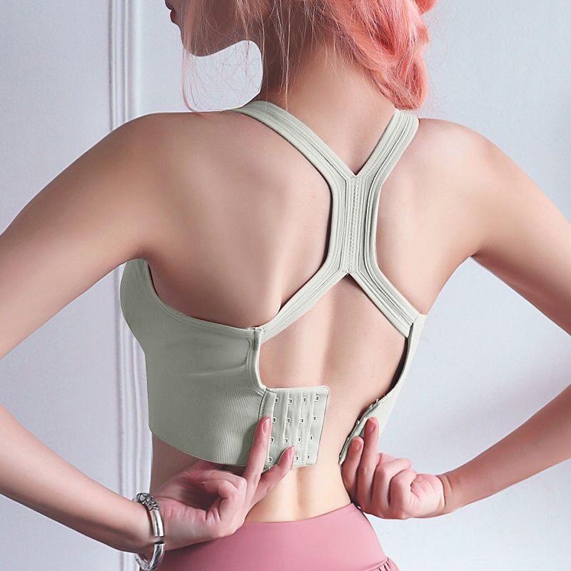 Áo bra tập gym yoga nâng ngực định hình dáng có móc cài 899