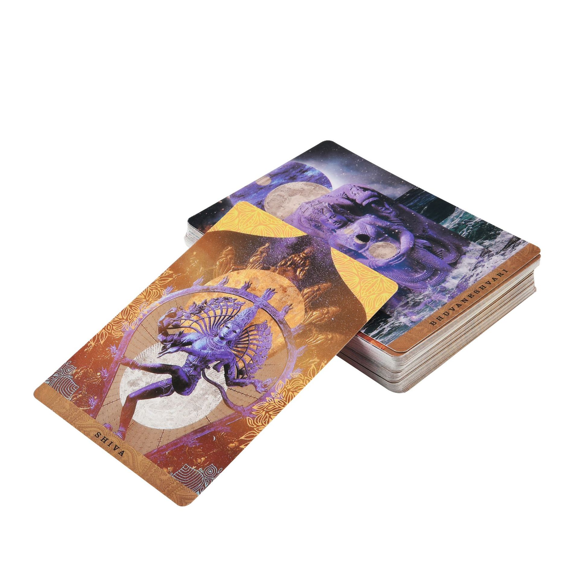 Combo Bộ Bài Bói Tarot A Yogic Path Oracle Deck Cao Cấp và Túi Nhung Đựng Tarot và Khăn Trải Bàn Tarot