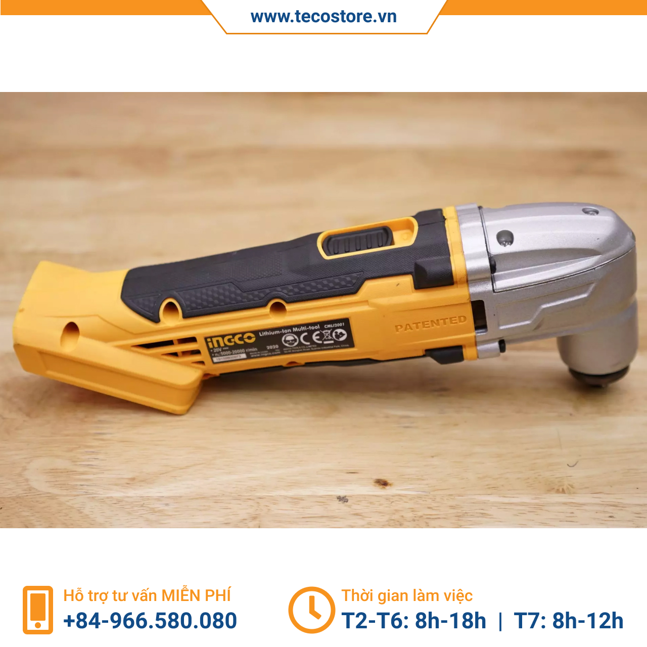 Máy cắt rung đa năng dùng pin INGCO CMLI2001