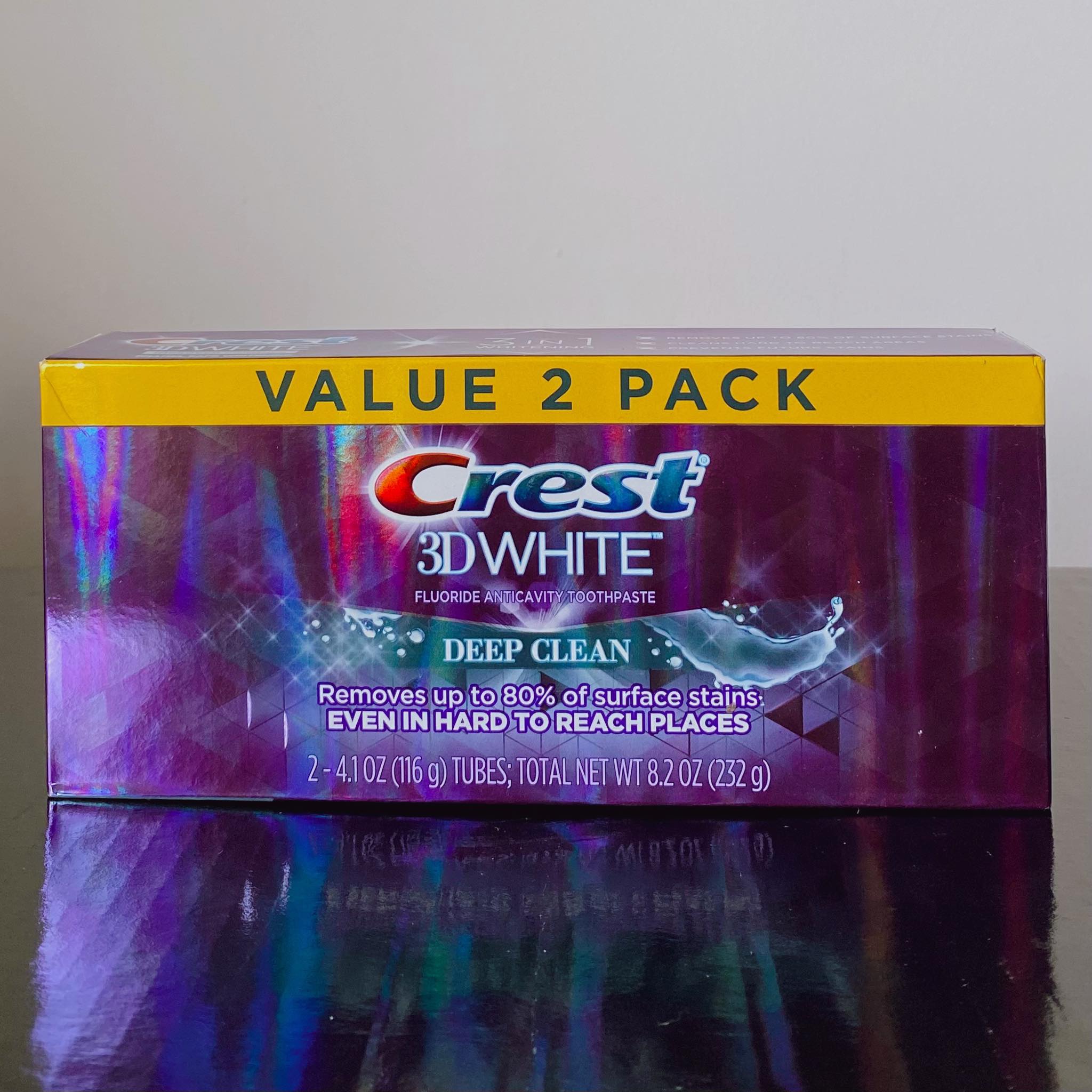 Set 2 Kem đánh răng Crest 3D White Glamorous 116g