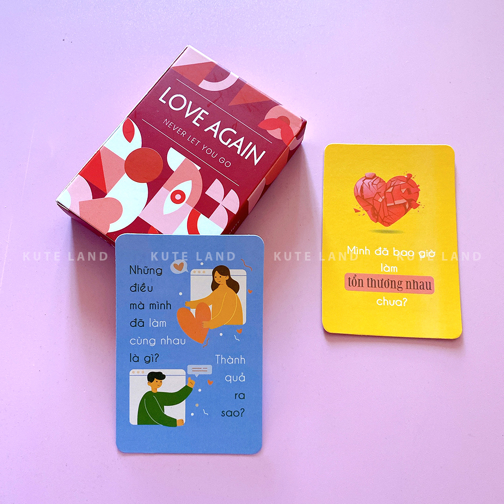 Bộ Bài Tình Yêu Thấu Hiểu Love Again Dành Cho Cặp Đôi Gắn Kết Tình Cảm Hàn Gắn Từ Bên Trong