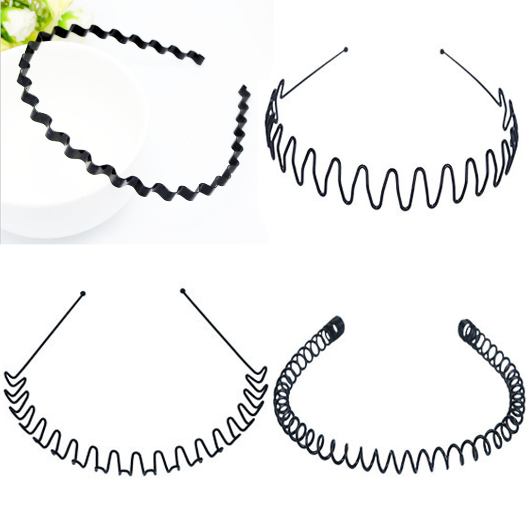 Bờm cài tóc nam - nữ màu đen bằng sắt siêu bền