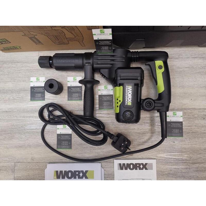 Máy Đục Bê Tông WORX GREEN WU358 Có Tay Cầm Chắc Chắn Chống Rung WORX GREEN 1100W