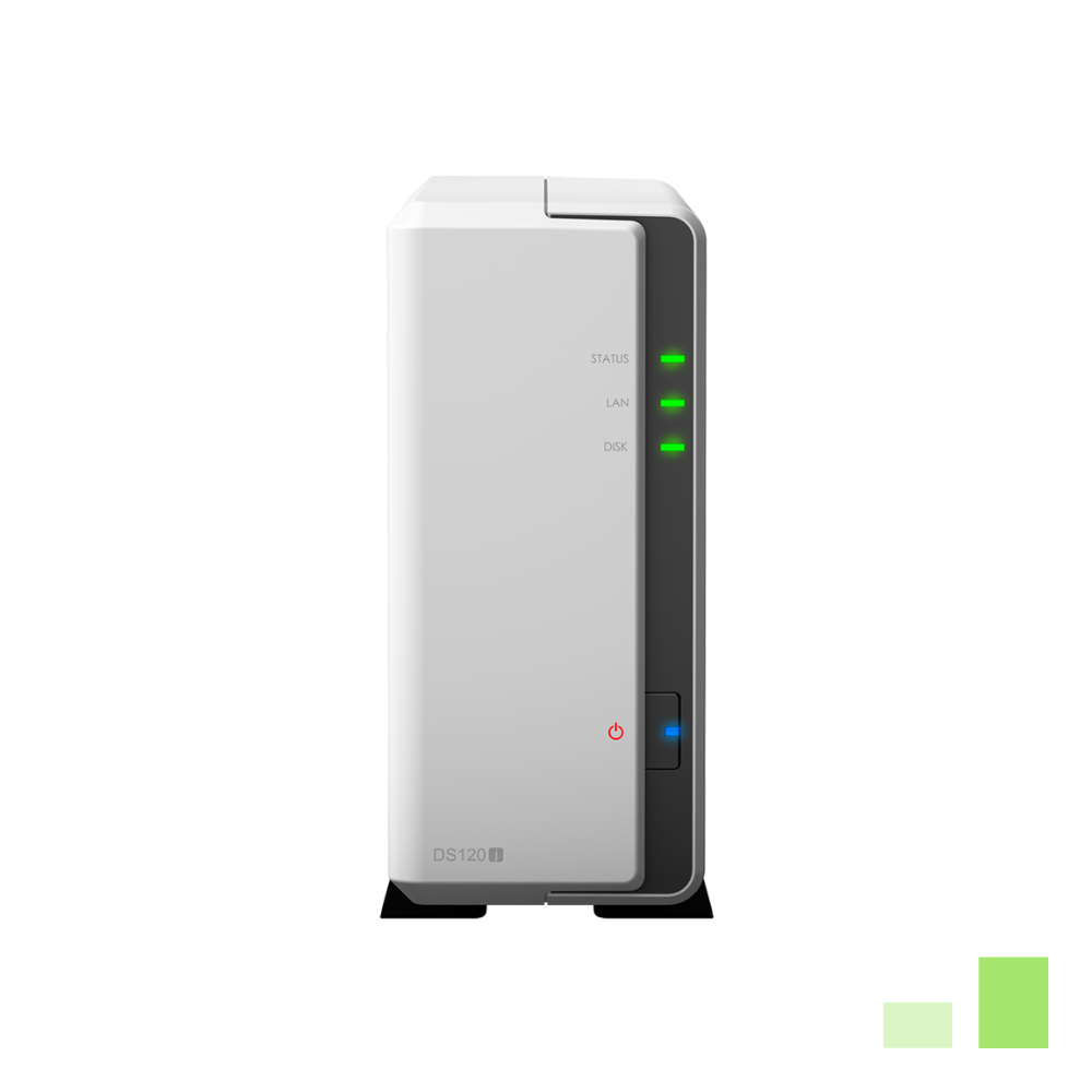 Synology DS120J model 1-bay thiết bị lưu trữ dữ liệu mạng - Hàng Nhập Khẩu Chính Hãng