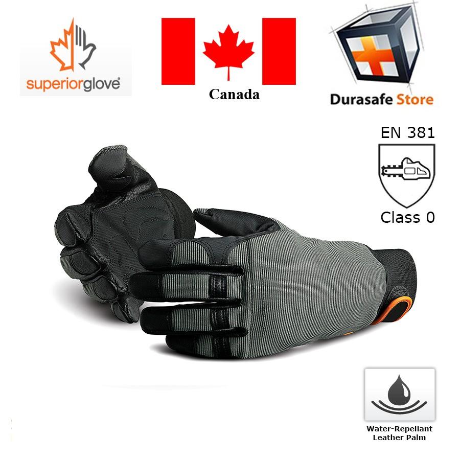 Găng tay SUPERIOR 385CS LumberWorks Chainsaw Glove Xám / Đen