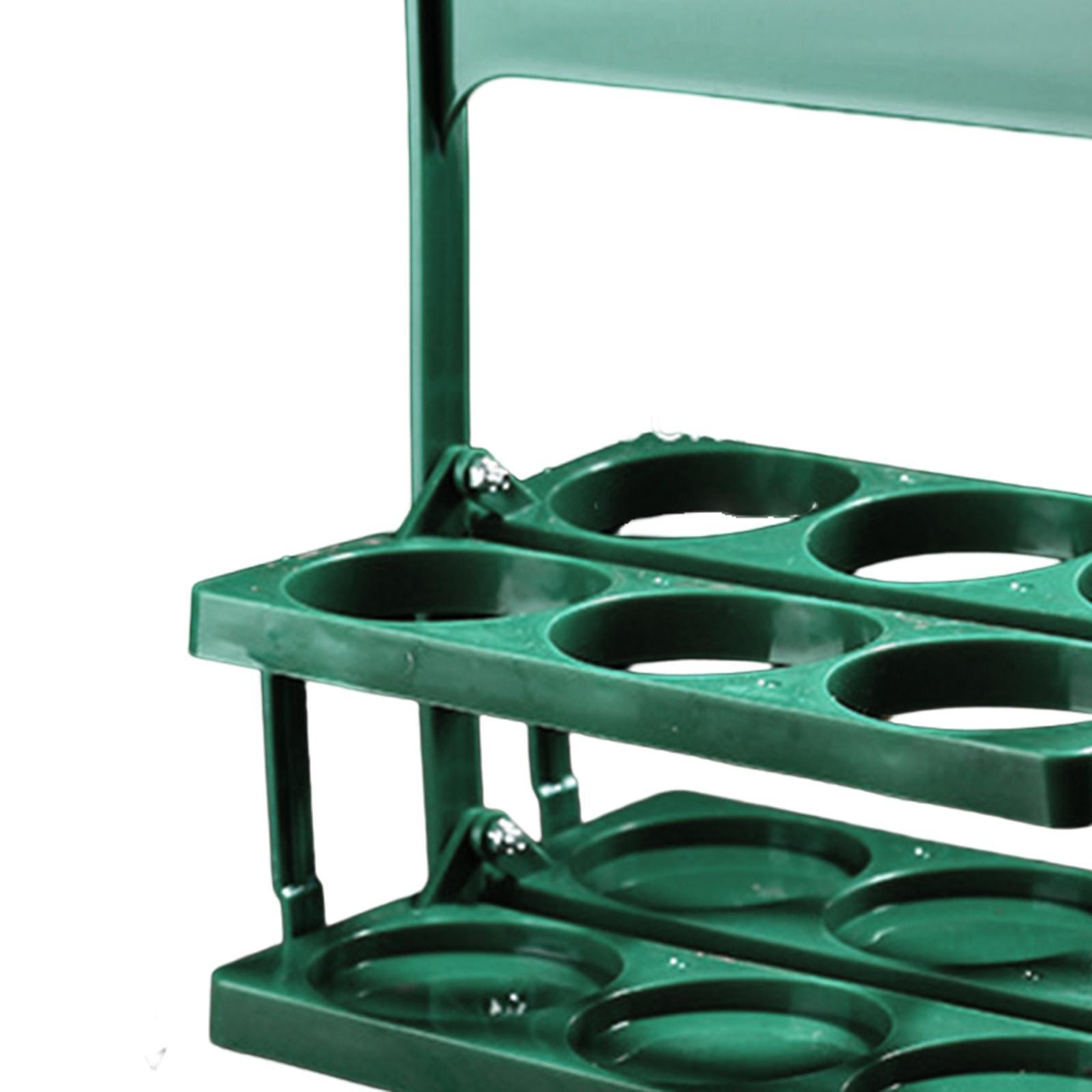 6 Holes Reusable Beer Bottle Carrier Beer Rack Basket for Home Catering Cafe