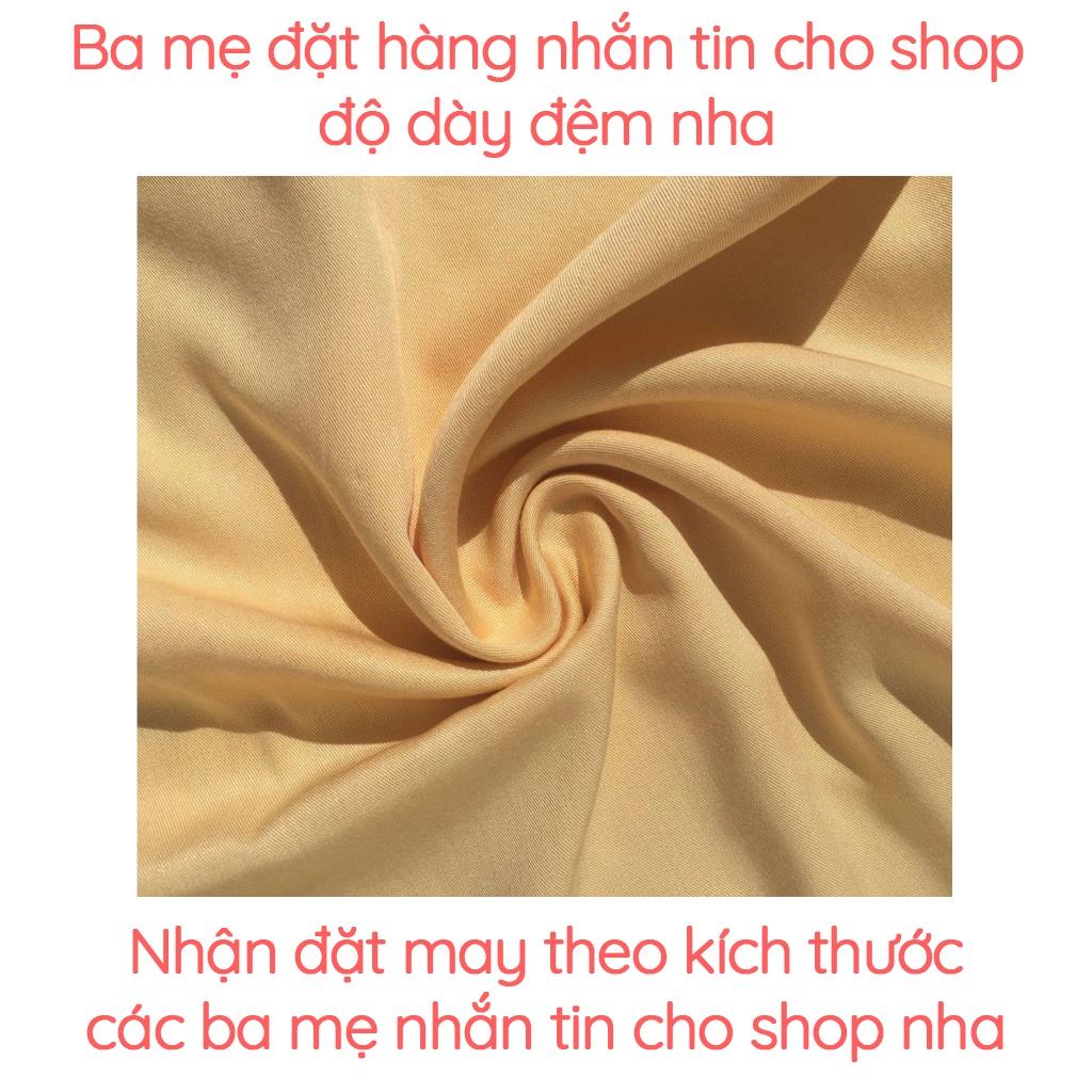 Ga chun bọc nệm cũi của bé RUNA KIDS Cotton Hàn 100% cao cấp mềm mịn thoáng mát an toàn cho da bé kích thước 56x100cm