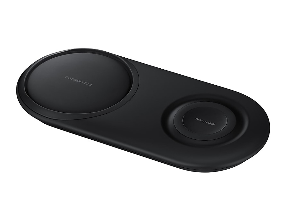 Combo Củ Sạc Và Đế Sạc Đôi Không Dây Wireless Charger Duo Pad (2019) Cho Samsung Tặng Kèm 1 Popsocket Xịn