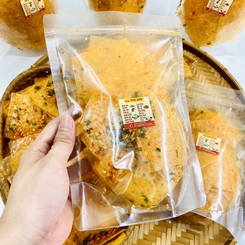 Bánh Tráng Phô Mai Tôm Hành Tỏi - Thêm Mè Rang, Vị Đậm Đà, Cay Nhẹ