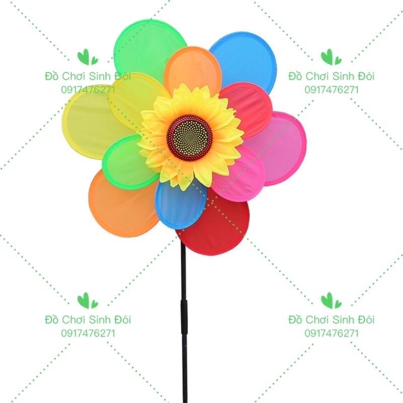 chong chóng gió lớn 40 cm 2 tầng -hình nhân vật hoạt hình - 1 cái