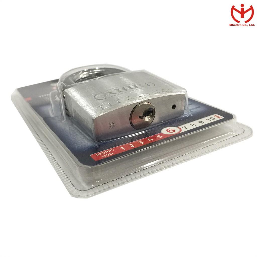 Ổ khóa ABUS 64TI/50 thân TITALIUM rộng 50mm 4 chìa răng cưa - MSOFT