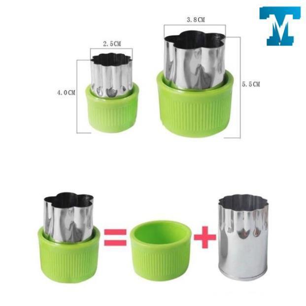 Bộ khuôn cắt tỉa tạo hình rau củ quả 8 món cao cấp