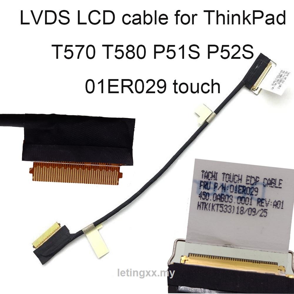 Dây cáp kết nối Video T580 Lcd Lvds Fhd cho Lenovo Thinkpad T550 W550s P51s P52s T570 1920 1080 Tachi 01Er028 Ab02