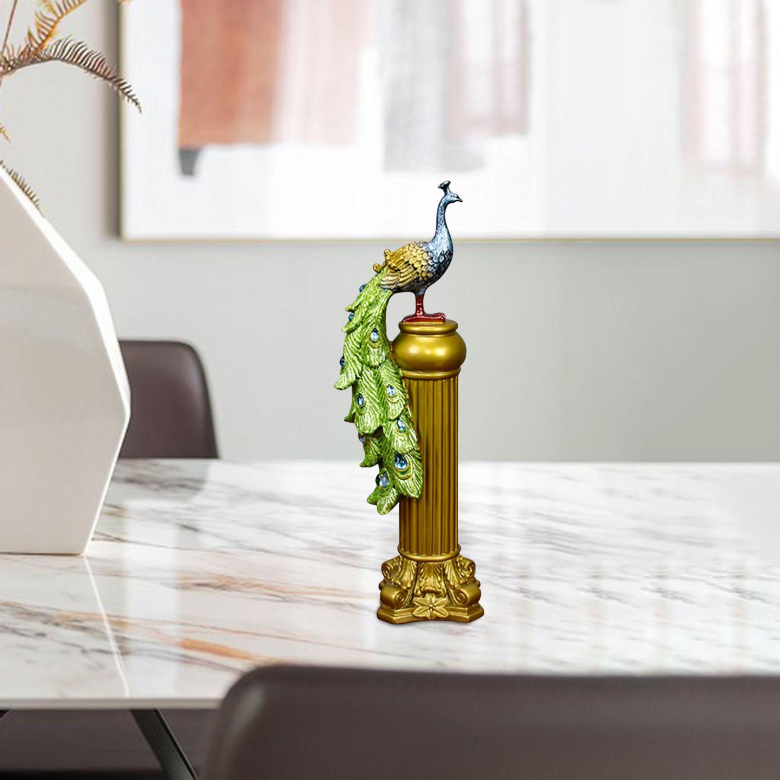 Animal Statue Figurine Sculpture Miniature Ornament for Cabinet Decor