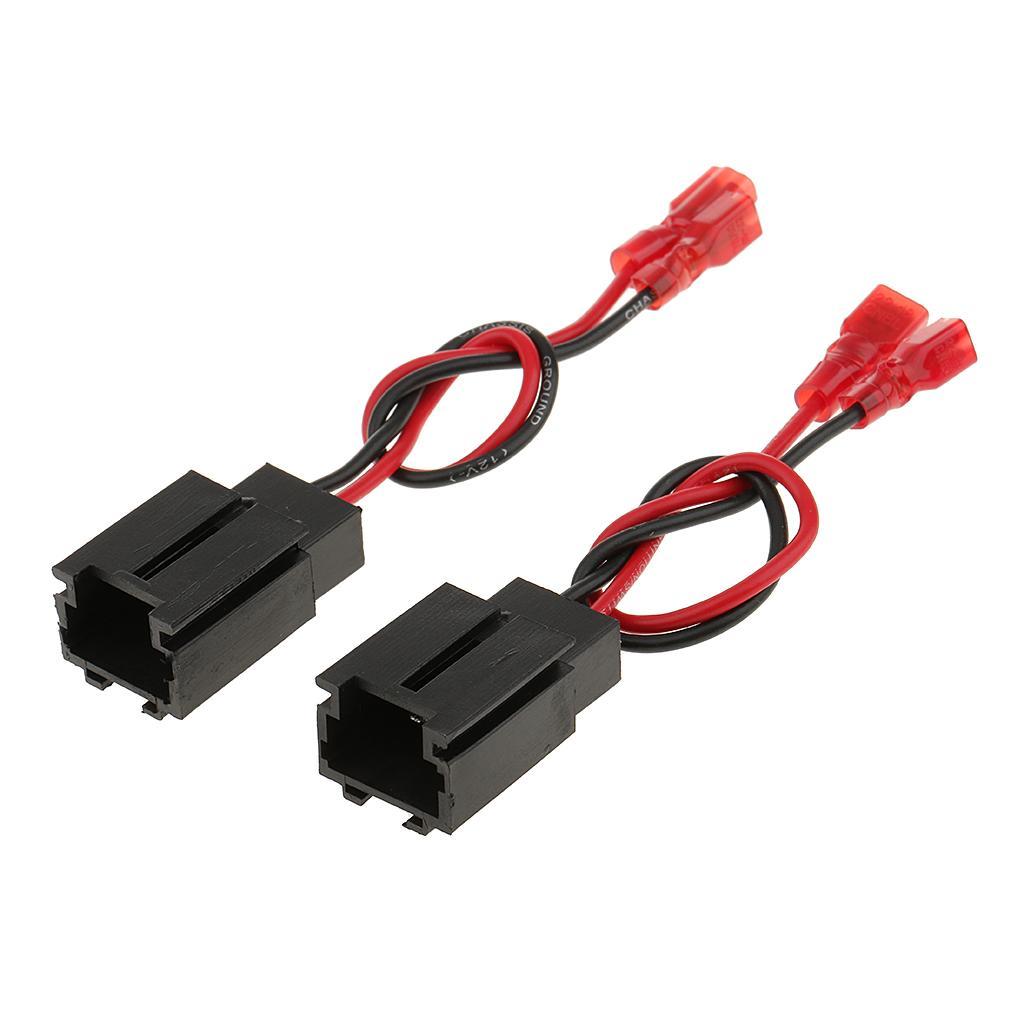 6x2 Pieces Car Audio Speaker Wire Harness Connector for Peugeot 206 Citroen