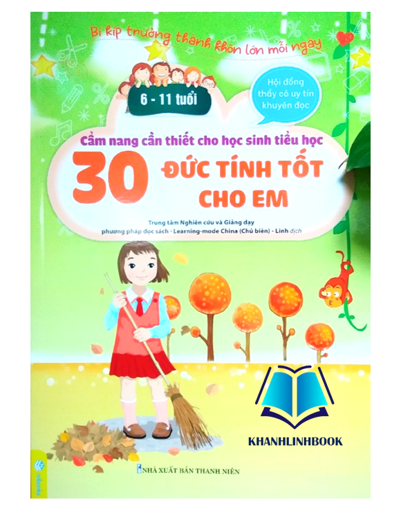 Sách - Cẩm nang cần thiết cho học sinh tiểu học 30 đức tính tốt cho em