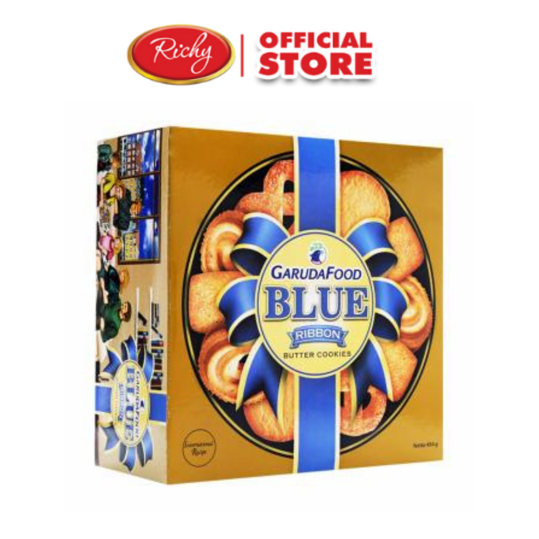 Bánh Quy Bơ Blue Ribbon Butter Cookies Garuda Food (625g)