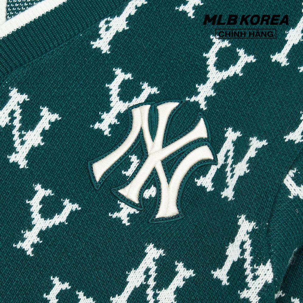 MLB - Áo khoác cardigan phom suông Classic Monogram Front Pattern 3AKCM0124