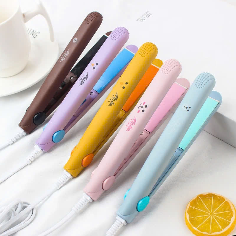 Phụ kiện tóc -Dụng cụ dập tóc   mini có hộp ,  nhiều chức năng , nhỏ gọn tiện lợi khi đi du lịch