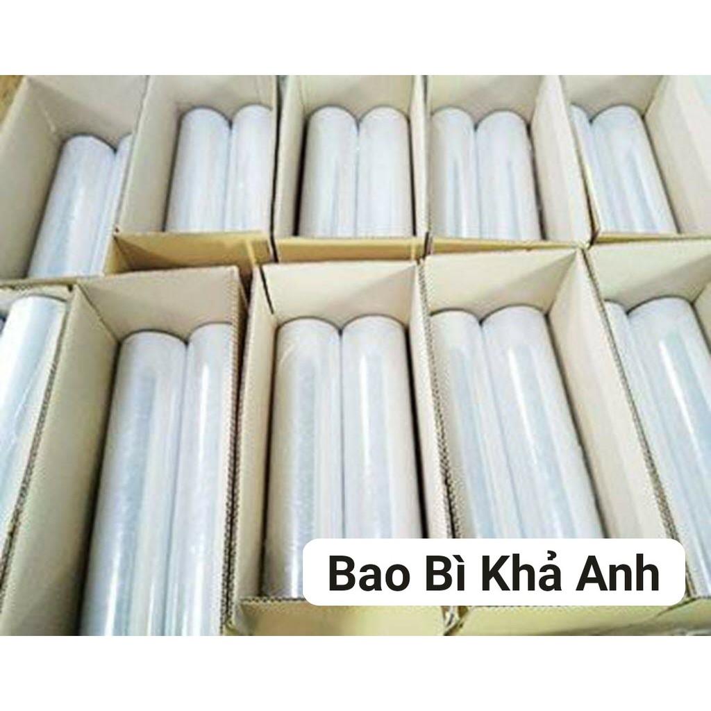 Màng Pe Quấn hàng 50cm, quấn pallet bọc hàng hóa dày dặn dính chắc chắn Nặng 2.4KG