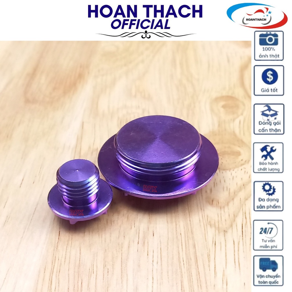 Ốc Mâm Lửa Gr5 Titan dùng cho dòng Xe máy Honda ( Màu Tím ) HOANTHACH SP001860