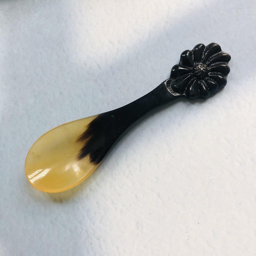 THÌA/MUỖNG SỨNG Cán Bông Hoa, Thìa Muỗng Nhỏ Xinh 12cm, Xúc Gia Vị, Thìa Tráng Miệng, Chụp Ảnh Decor