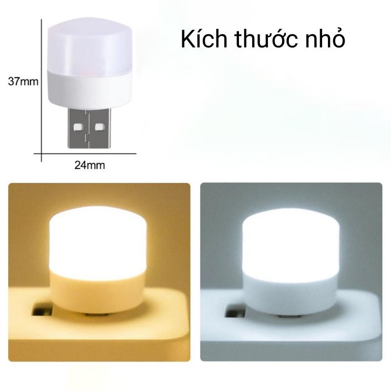 Đèn LED USB mini DUSBM1, đèn ngủ đọc sách, bảo vệ mắt đèn phù hợp với củ sạc, laptop và PC sử dụng cho phòng ngủ, hành lang