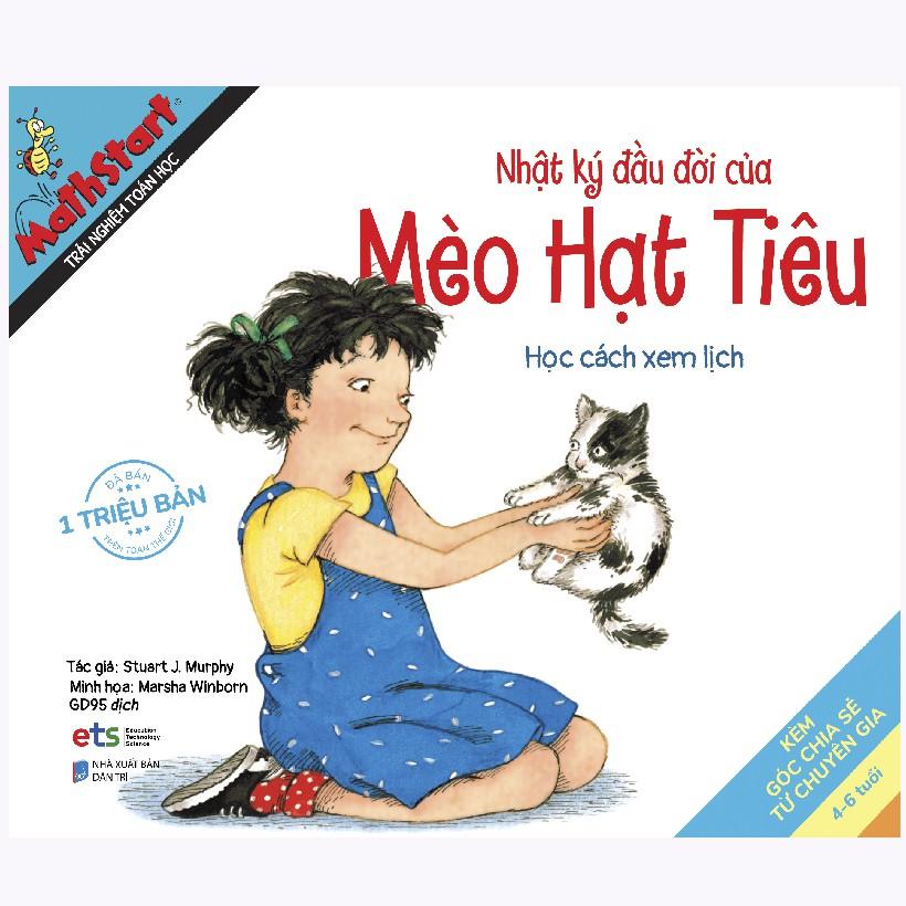 Mathstart Trải Nghiệm Toán Học: Nhật Ký Đầu Đời Của Mèo Hạt Tiêu  - Bản Quyền