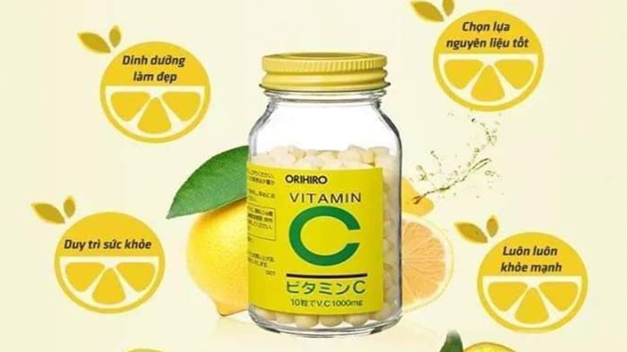 Vitamin C Orihiro 1000mg , viên uống bổ xung vitamin C Orihiro - Nội Địa Nhật Bản Tặng túi zip 5 kẹo mật ong Senjaku