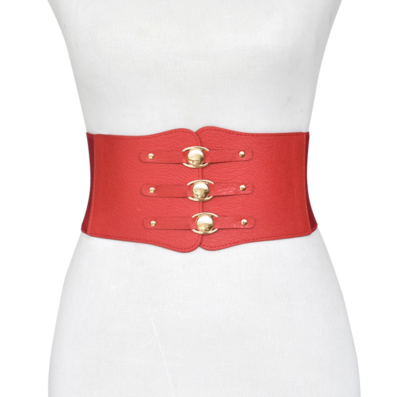Đai váy Belt Thít Bản to 12cm Thít 3 cúc đủ màu sang trọng