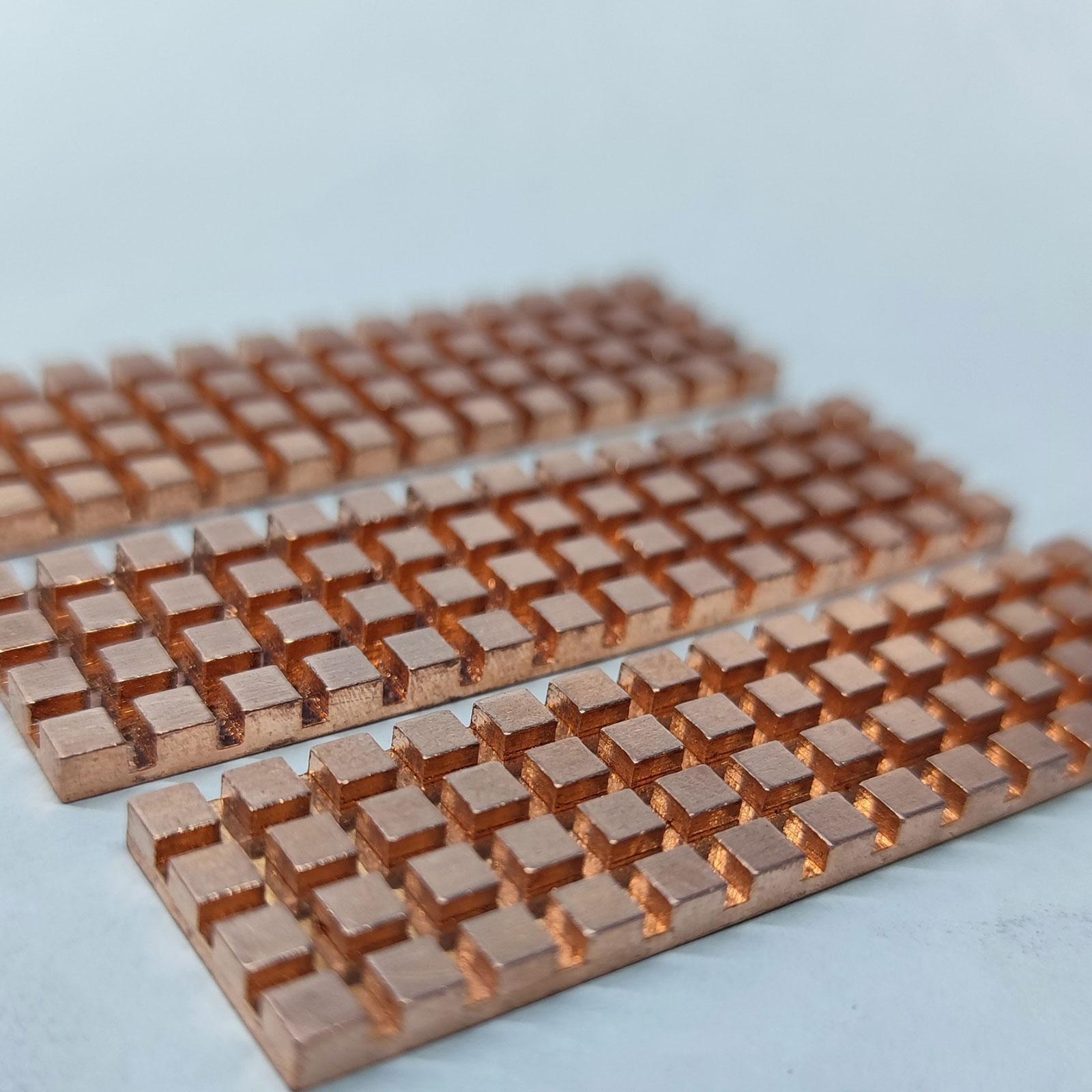 2280 M.2 SSD heat sink Thermal Pad Fittings Durable Lightweight 1 Set heat sink Copper Cooling Heat Dissipation for M.2 2280