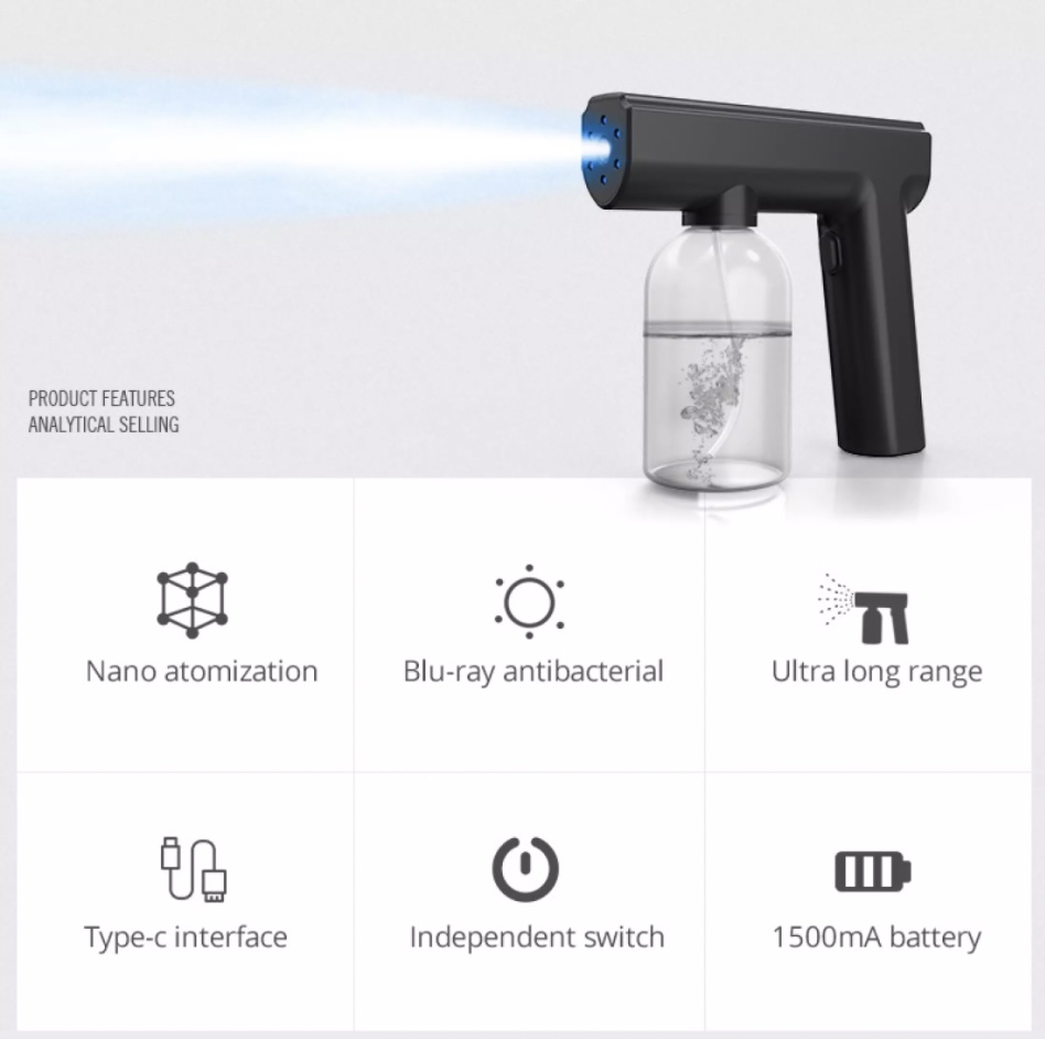 Máy Phun Xịt Khử Khuẩn Nano Tia UV