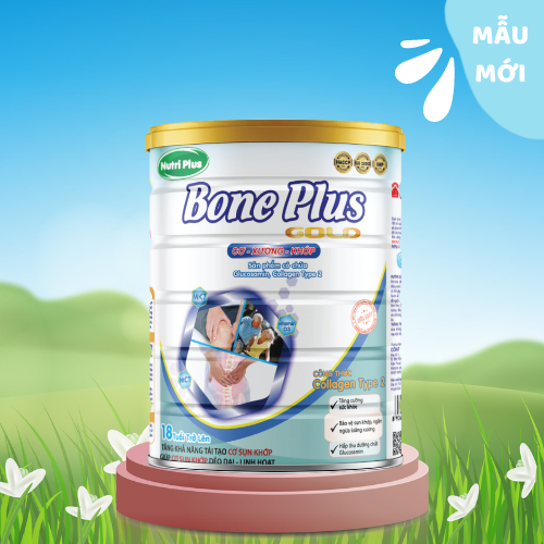 [MUA 2 TẶNG 1] Sữa bột dinh dưỡng BONE PLUS giúp cơ xương khớp chắc khỏe - (900g) Nutriplus Gold