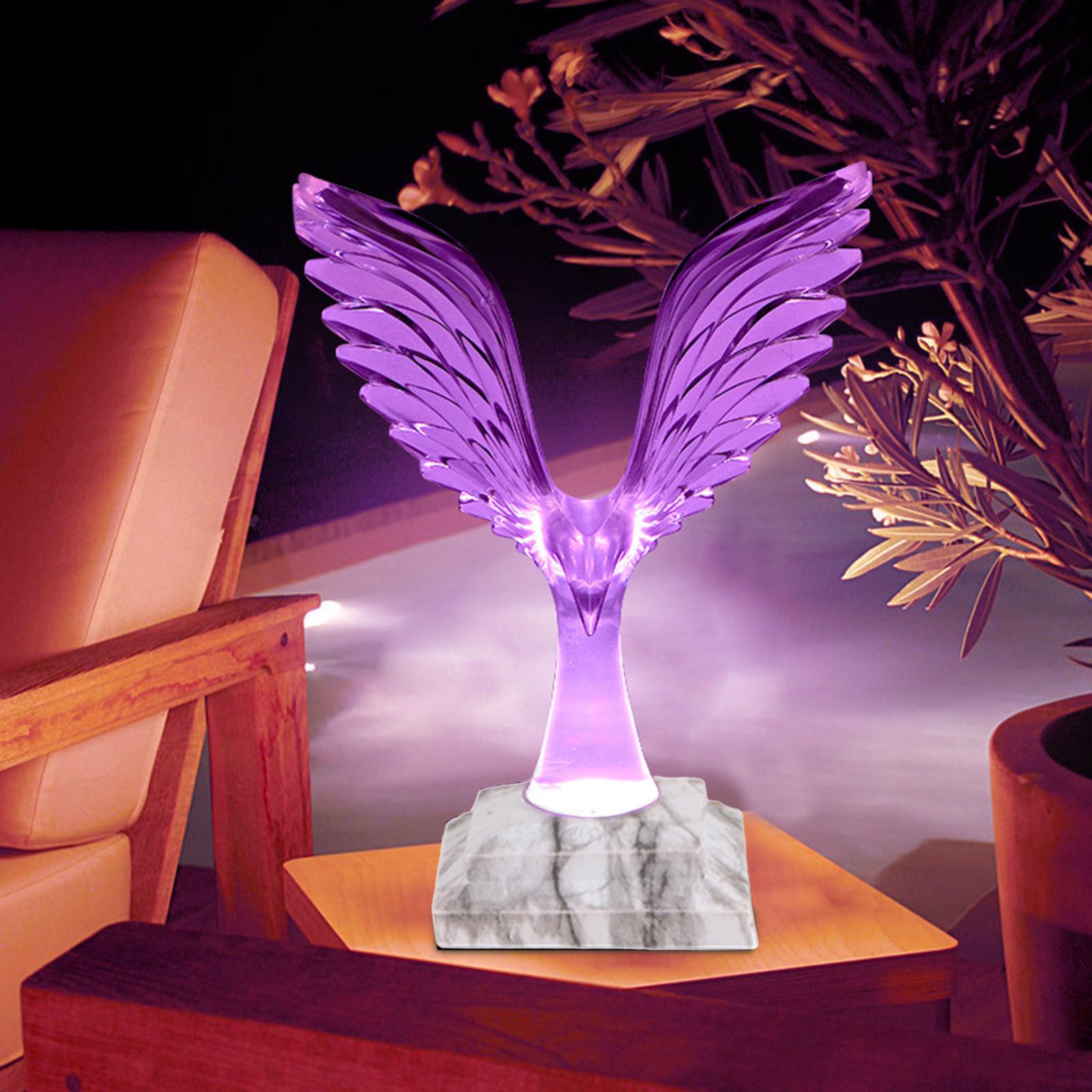 Table Lamp RGB USB Charging Mood Lights Dimmable Desk Marble color