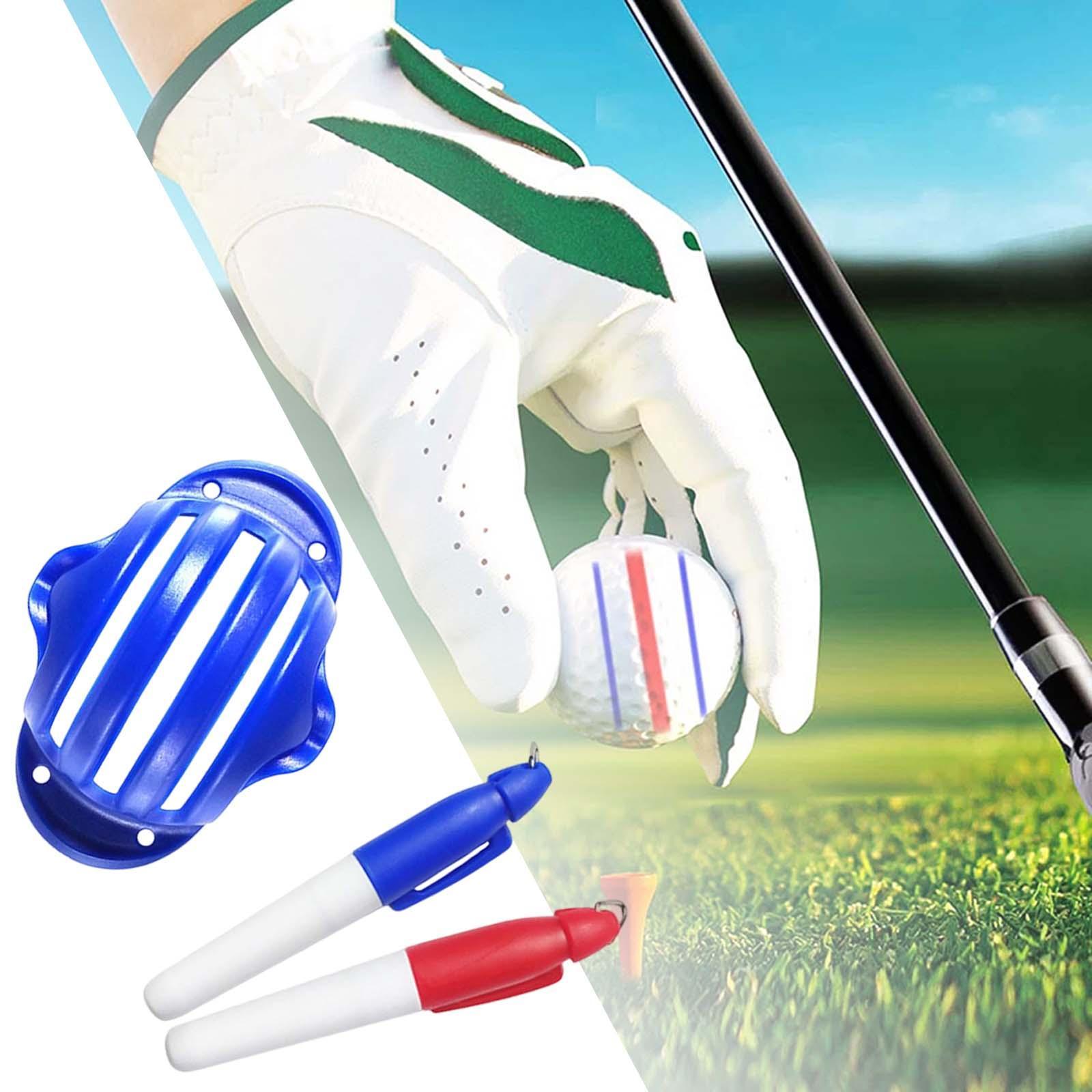Golf Ball Alignment Tool Set, Liner Drawing Marking Drawing Stencil
