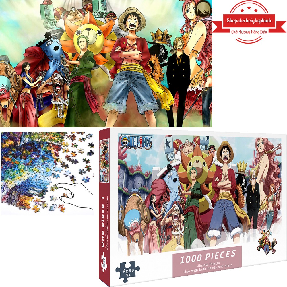 Bộ Tranh Ghép Xếp Hình 1000 Pcs Jigsaw Puzzle Bản Thú vị Cao Cấp