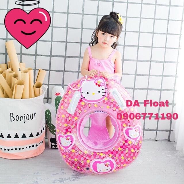 Phao bơi em bé hình hello kitty