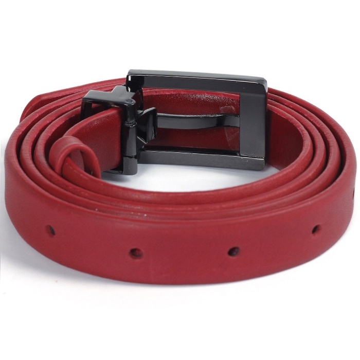 HJ5114-15-16-17-18-19-30 - Dây thắt lưng nữ Huy Hoàng da bò 2P màu da, đen, đỏ, nâu, xanh đậm, xanh dương, cam