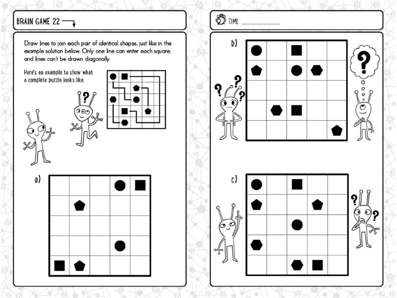 Sách Brain Games For Clever Kids 8 Year Olds