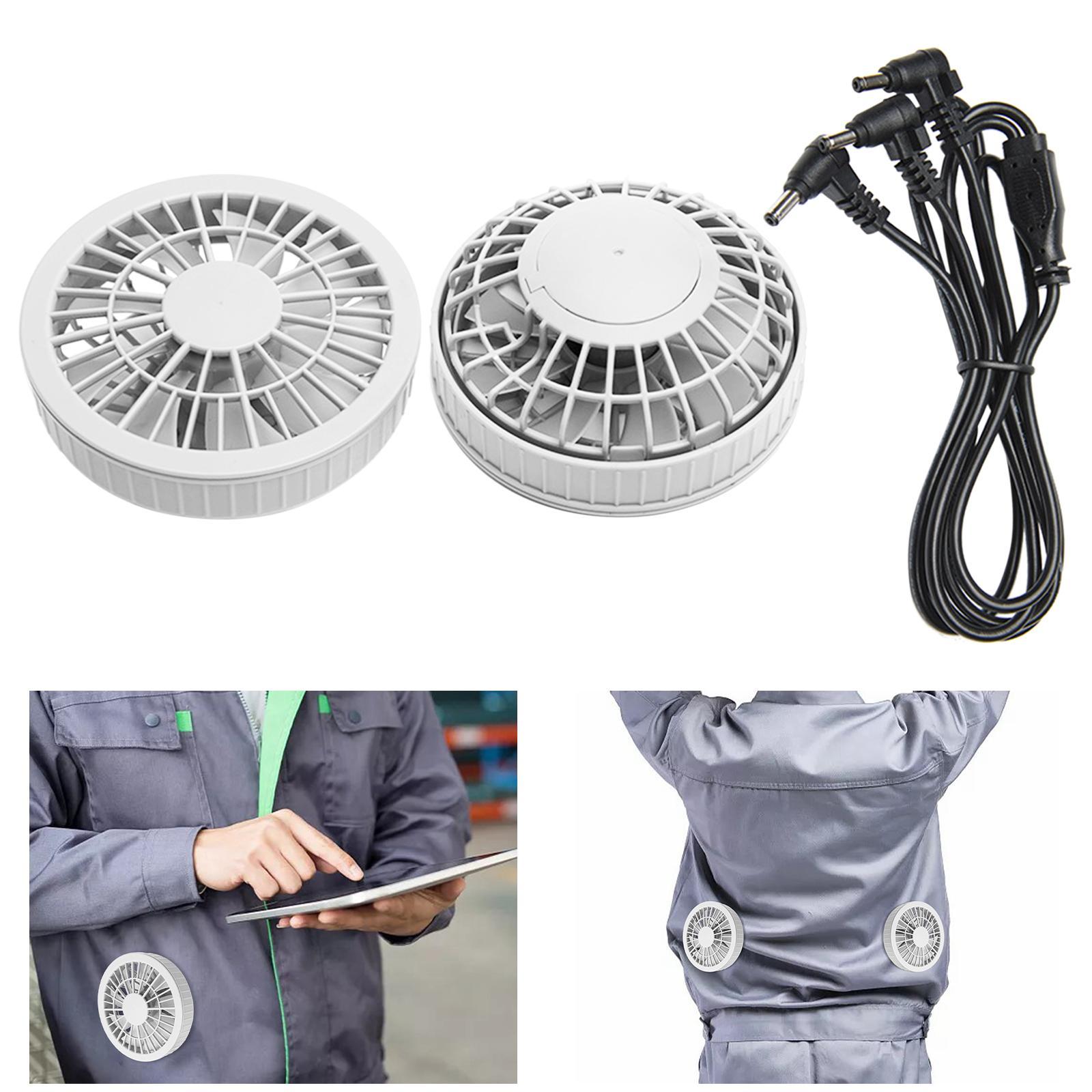 Cool Vest Fan Work Clothes Air Conditioner Cooling Fan for Welder Worker Construction Site