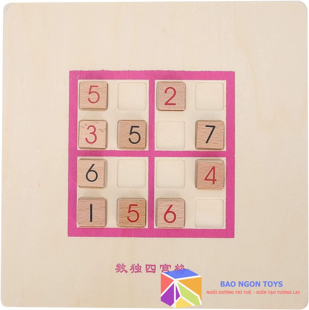 ĐỒ CHƠI BOARD GAME CỜ SUDOKU, TRÒ CHƠI TRÍ TUỆ THÔNG MINH CHO BÉ, PHÁT TRIỂN TRÍ TUỆ, TƯ DUY LOGIC DG192