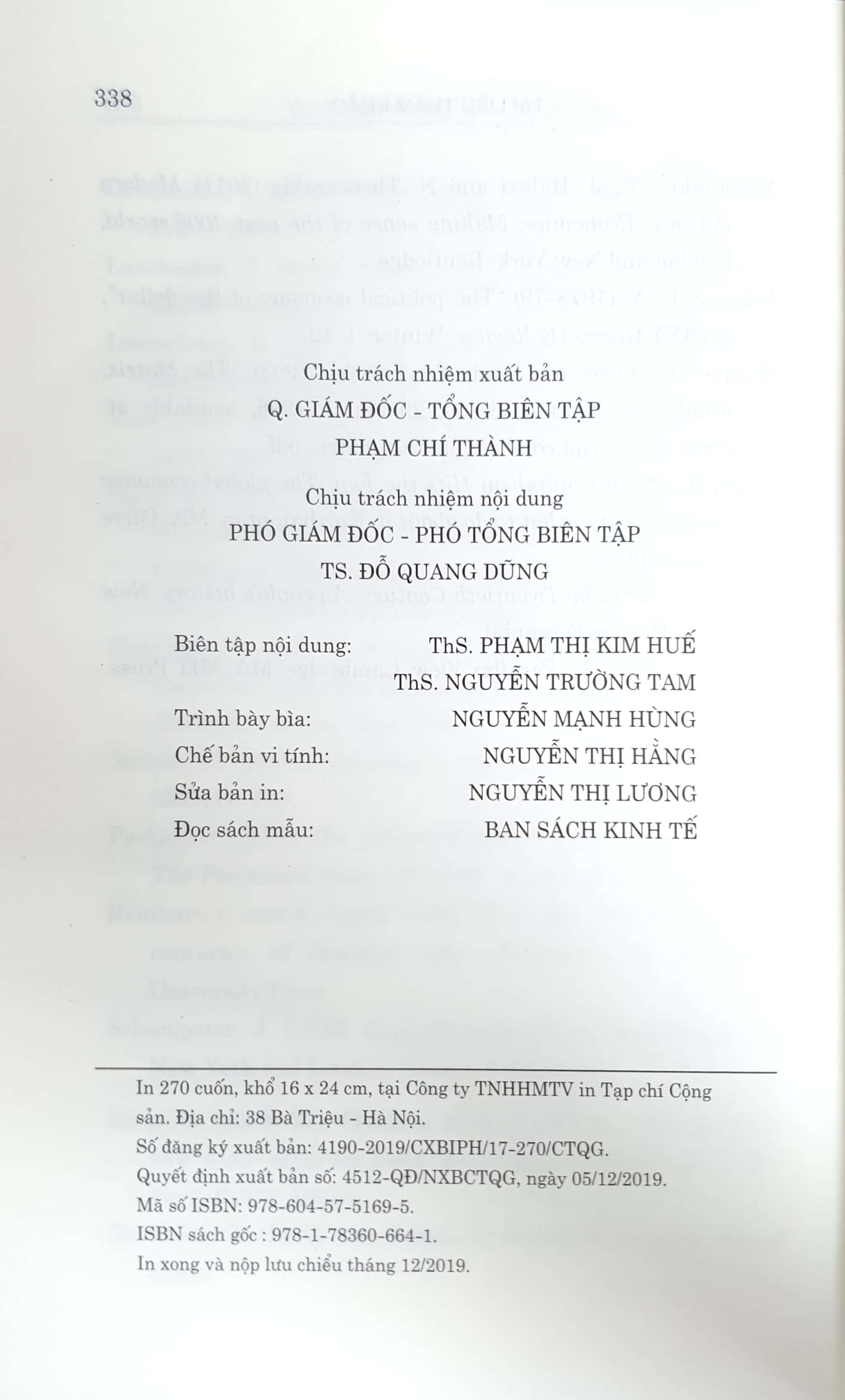 Quái vật Minotaur toàn cầu: Mỹ, châu Âu và tương lai của nền kinh tế toàn cầu (Sách tham khảo)