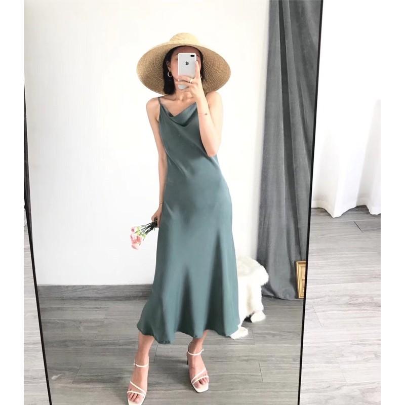 Váy dây lụa zill