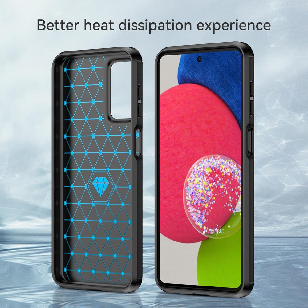 Ốp lưng dành cho Samsung A23 ốp silicone mềm Carbone phay xước chống sốc chống vân tay