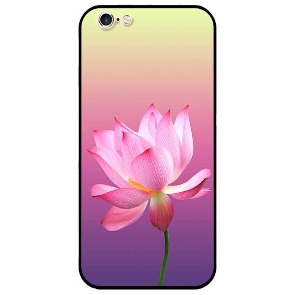 Ốp lưng dành cho Iphone 5 / 5s / 5Se - Iphone 6 / 6s - Iphone 6 Plus / 6s Plus mẫu Sen Nền Tím Vàng