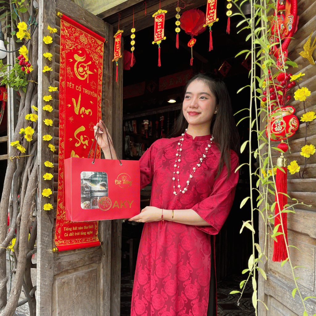 Set quà tặng CÁT TƯỜNG OAKY, set quà hạt dinh dưỡng sang trọng - Óc Chó • Mixed A • Nho Khô