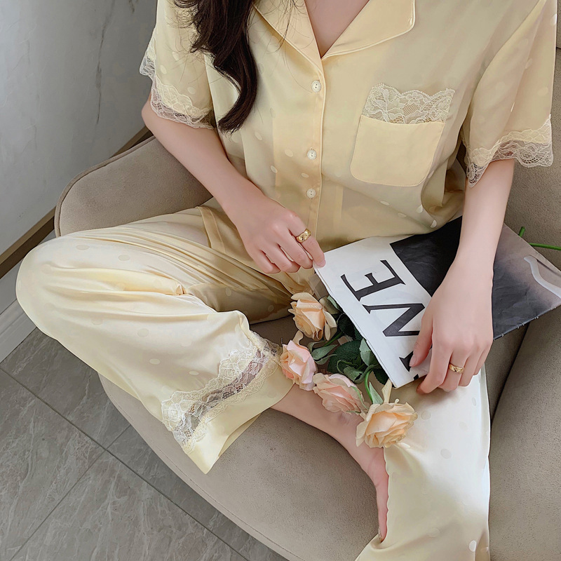 Bộ lụa quần dài siêu xinh size S M L