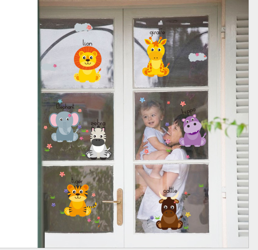 Decal dán tường cho bé học tiếng anh mẫu số 5