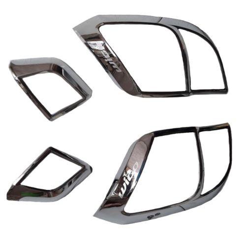 BỘ VIỀN ĐÈN SAU MẠ CROM DÀNH CHO XE TOYOTA WIGO 2018-2020