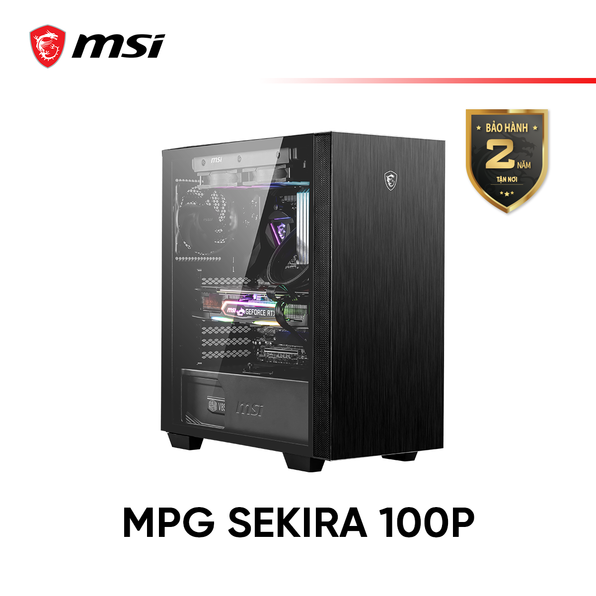 Vỏ Case MSI MPG SEKIRA 100P - Hàng chính hãng